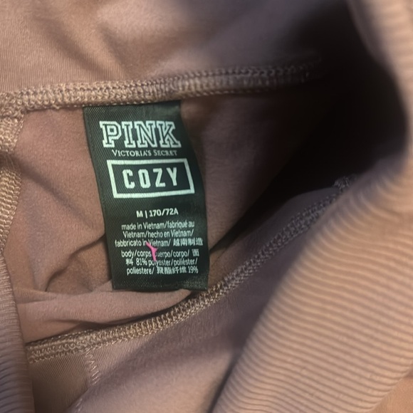 🍍PINK COZY LEGGINGS🍍SIZE MED🍍 - Picture 2 of 3